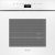 Miele DGC 7465 HCX Pro White Fogantyú nélküli gőzsütő vezetékes vízcsatlakozással