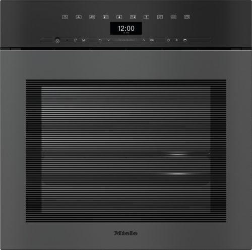 Miele DGC 7465 HCX Pro Obszidiánfekete matt Fogantyú nélküli gőzsütő vezetékes vízcsatlakozással