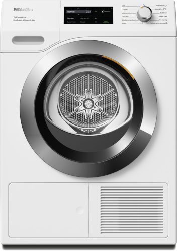Miele TEL695WP EcoSpeed&Steam&9kg T1 hőszivattyús szárítógép
