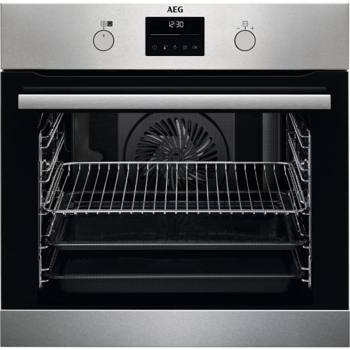 AEG BPB351160M SteamBake beépíthető sütő gőzfunkcióval, pirolitikus tisztítás