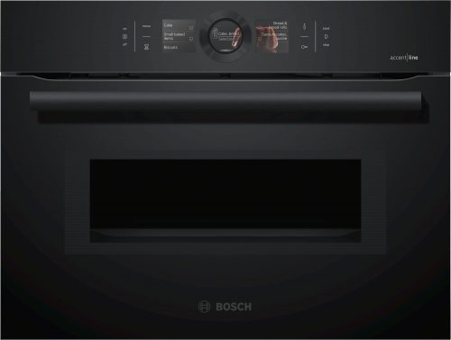 Bosch CMG8764C7, Beépíthető kompakt sütő mikrohullám funkcióval