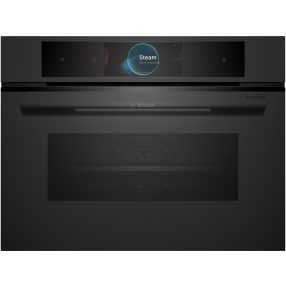   Bosch CSG938DM1 Beépíthető kompakt gőzsütő, Matt fekete