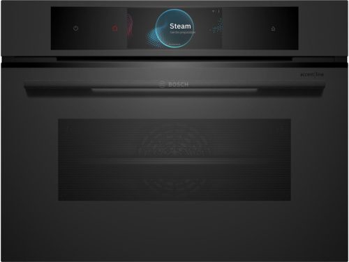 Bosch CSG938DM1 Beépíthető kompakt gőzsütő, Matt fekete
