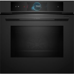   Bosch HNG978NM1 Beépíthető sütő AddedSteam hozzáadott gőzzel és mikrohullámmal, Matt fekete