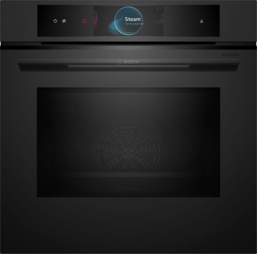 Bosch HNG978NM1 Beépíthető sütő AddedSteam hozzáadott gőzzel és mikrohullámmal, Matt fekete