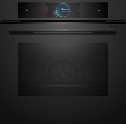 Bosch HSG938EM1 Beépíthető gőzsütő, Matt fekete