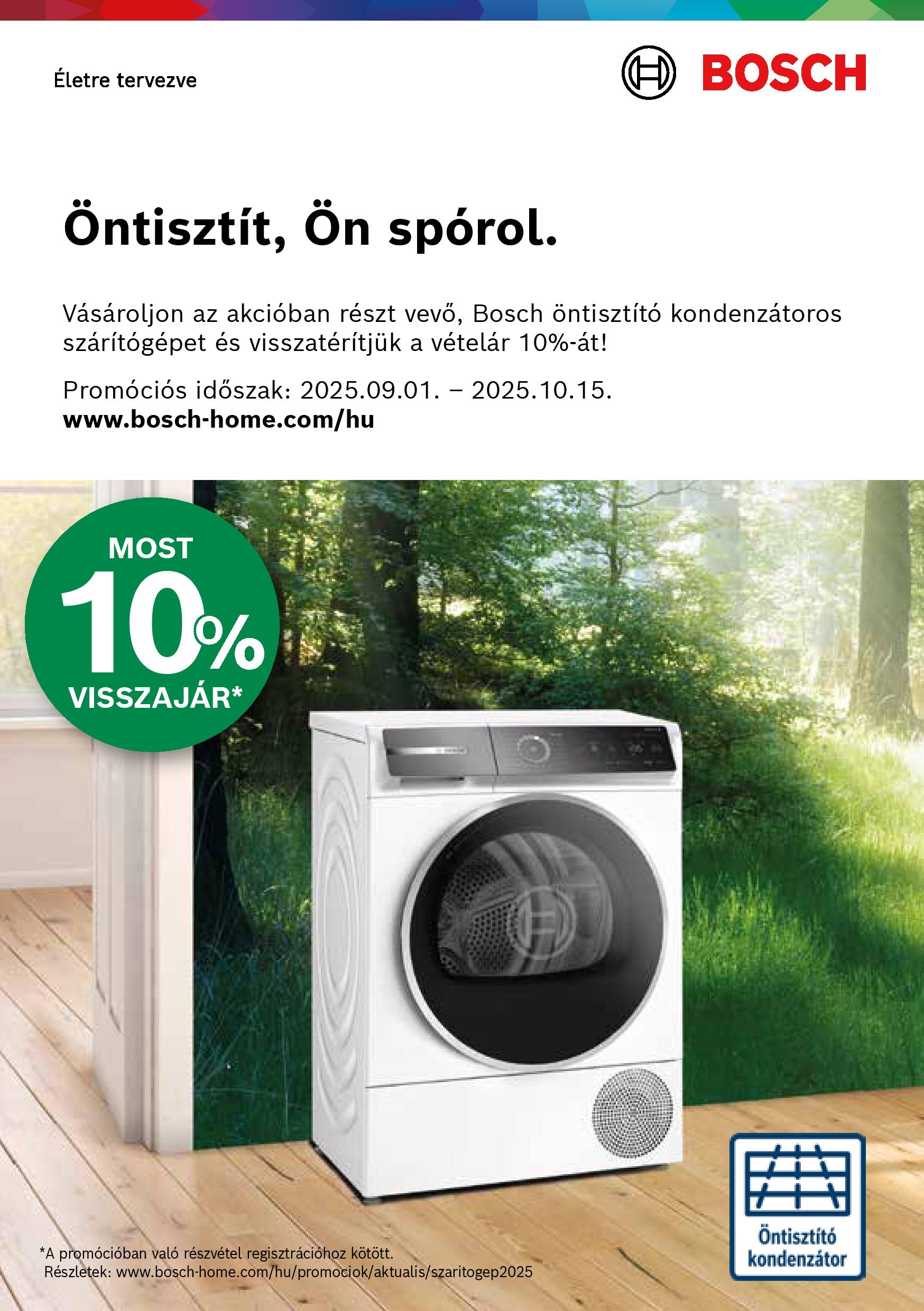 Öntisztít, Ön spórol.