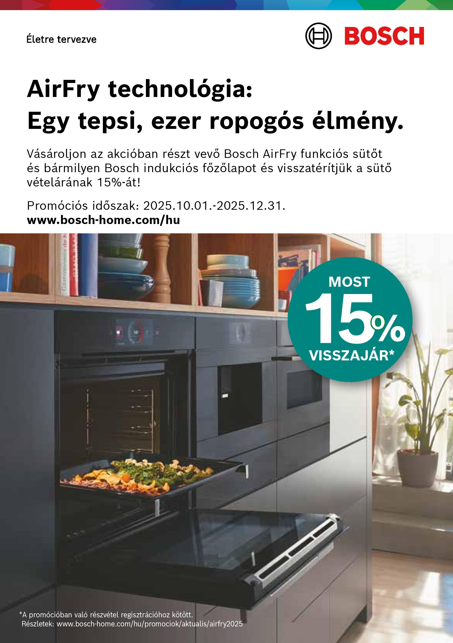 AirFry technológia: Egy tepsi, ezer ropogós élmény.