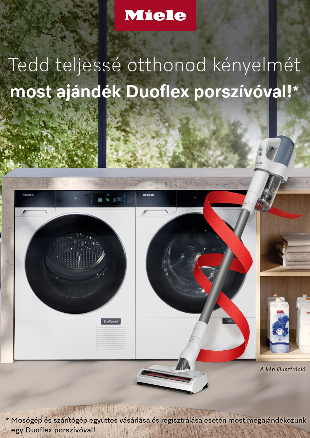 Ajándék Miele Duoflex porszívó